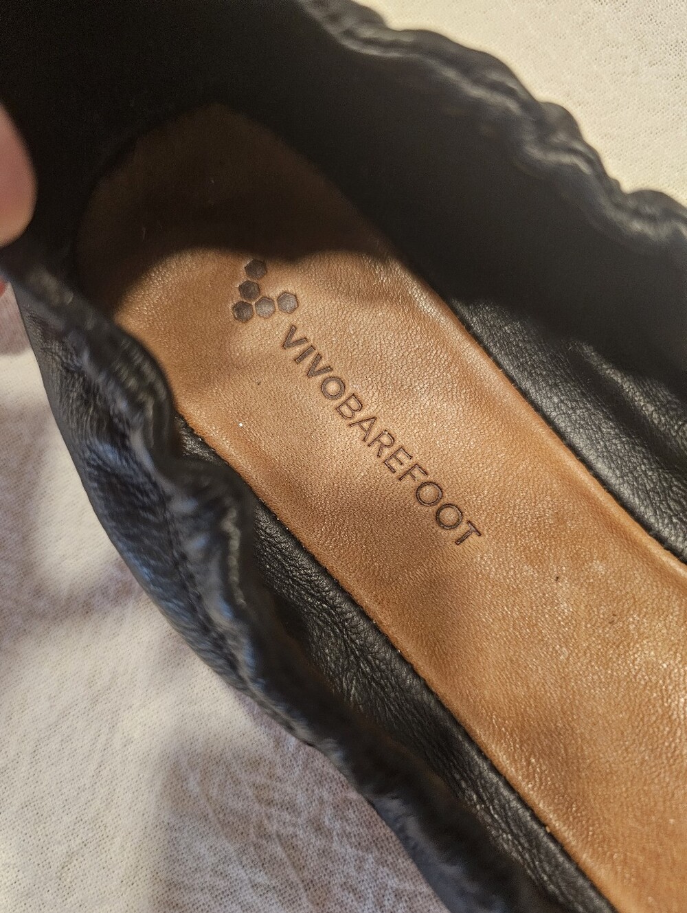 VivoBarefoot Asana Yin Leather Ballet Flats Black Size US 9 EU 40 - Picture 6 of 8